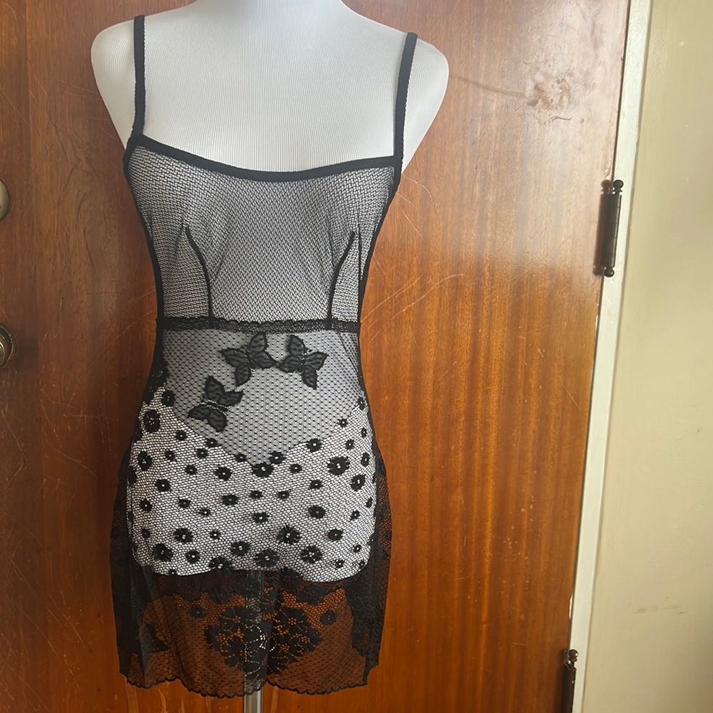 New without Tag Occhi Verdi for La Perla Chemise U.S.A. Size 8